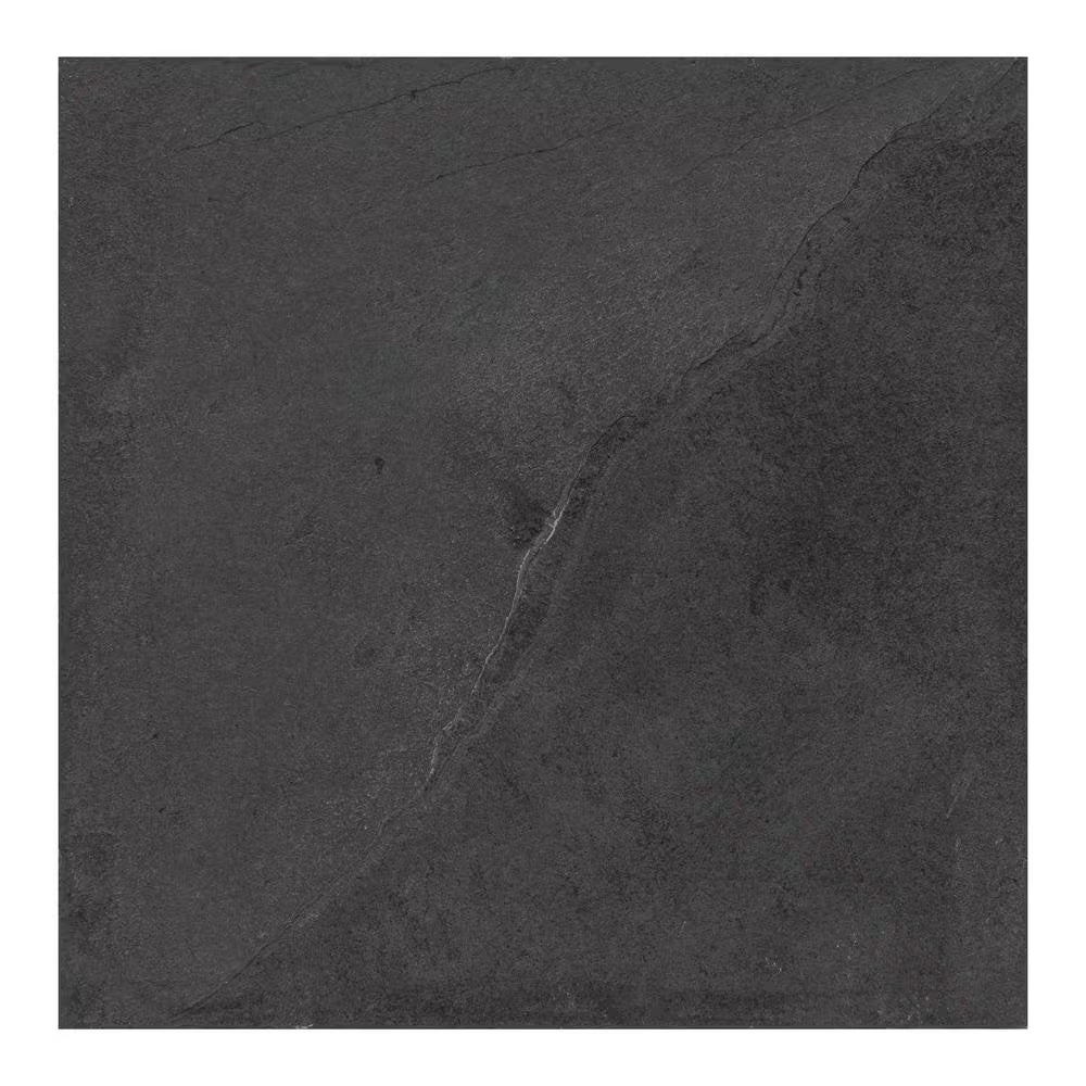 Montauk Black Classic Gauged Slate Tile, 12 In. X 12 In. Floor and Wall (10 Sq. Ft. / Case)