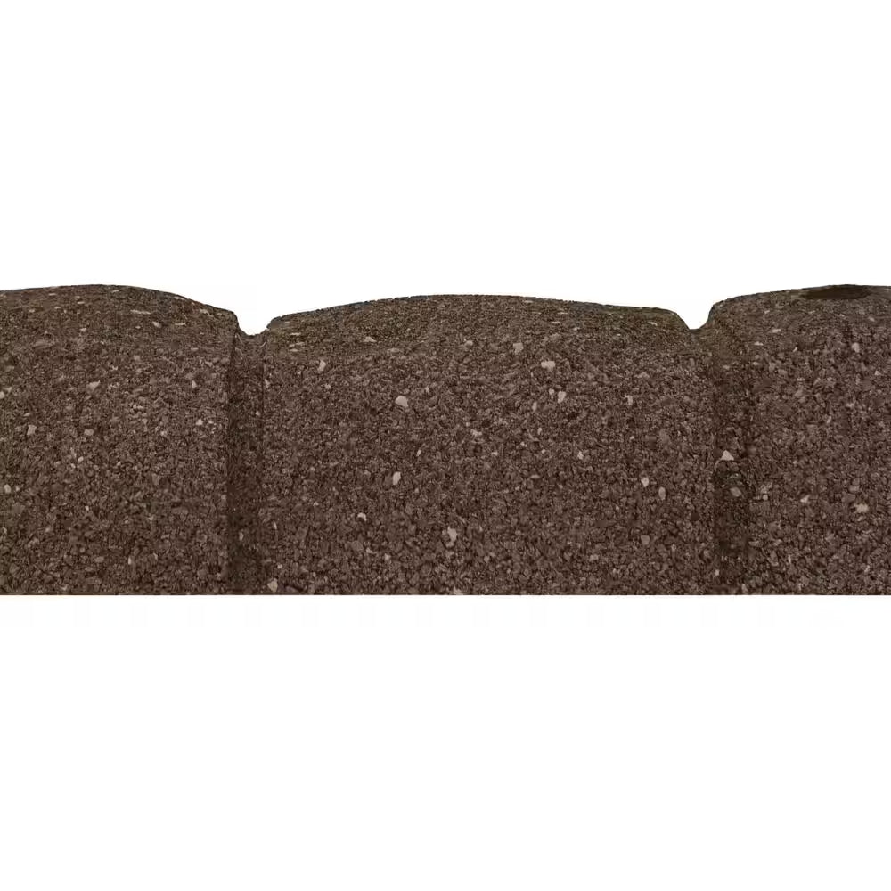 Roman Stone 4 Ft. Earth Rubber Garden Edging