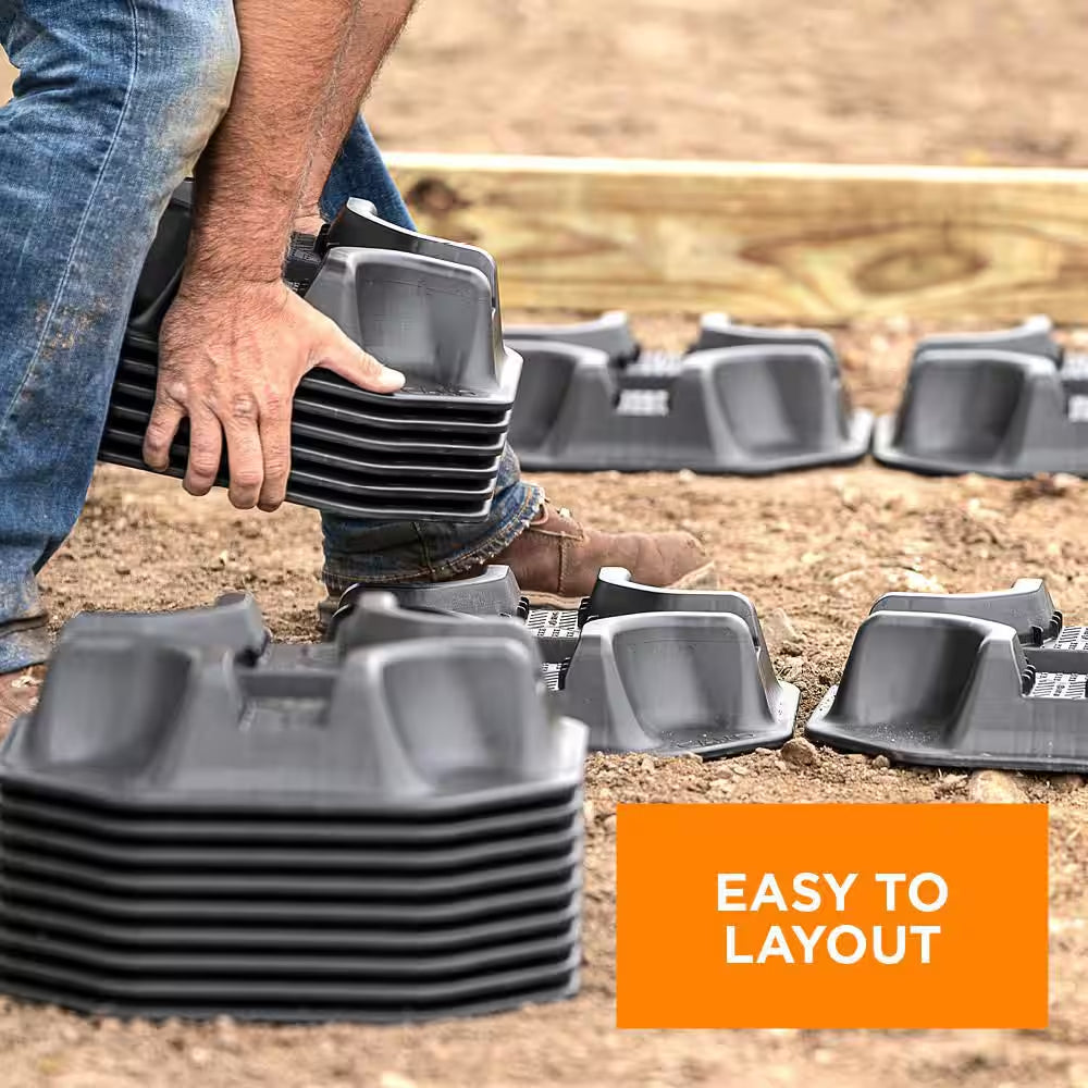 2.2 Lb. Deck Block for Joist and Post Foundation