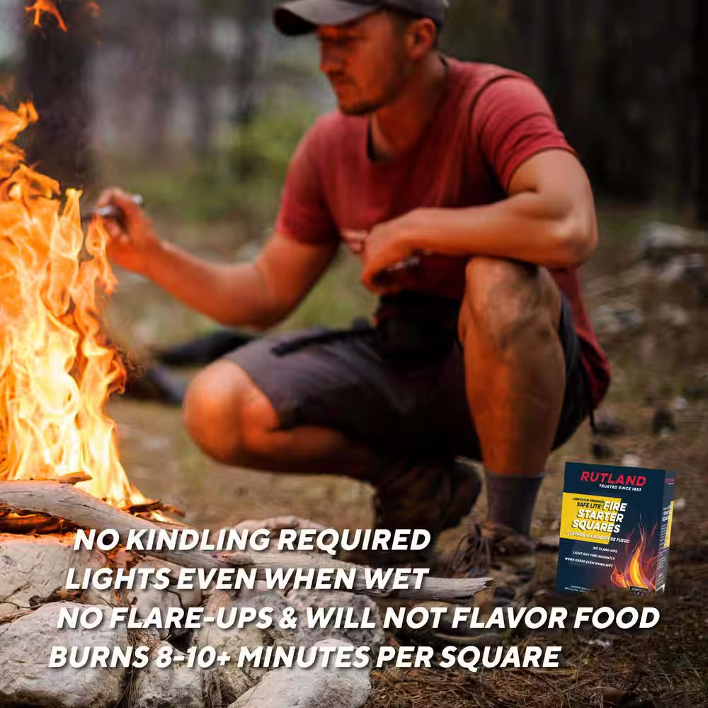 Safe Lite Fire Starter Squares (144-Pack)