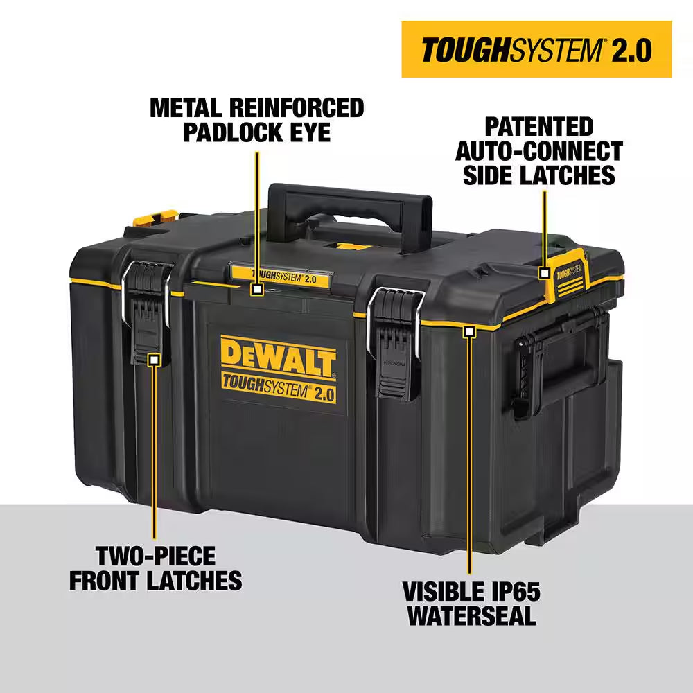 Toughsystem 2.0 Mobile Tool Box, 2.0 Large Tool Box and 2.0 Shallow Tool Tray