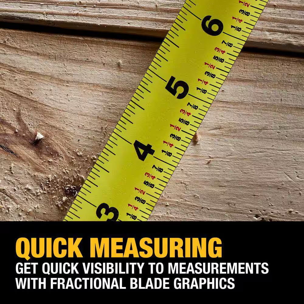 25 Ft. X 1-1/8 In. Tape Measure with Finger Brake