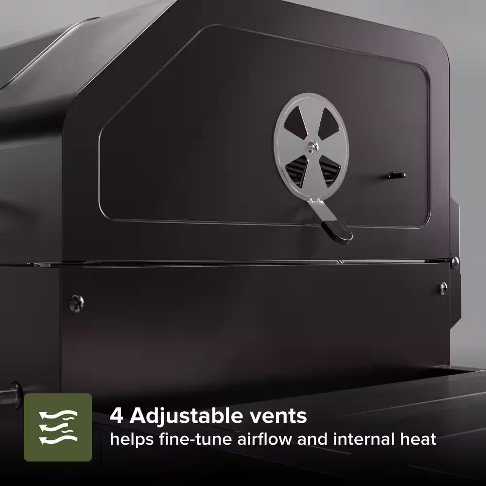 Oakford Homestead 24-Heavy Duty Charcoal Grill in Black