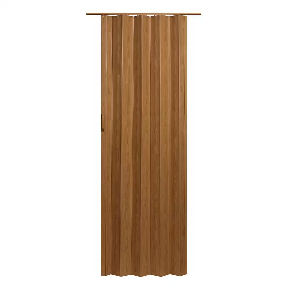 36.875 In. X 78.75 In. Fruitwood Vinyl Accordion Door with Hardware