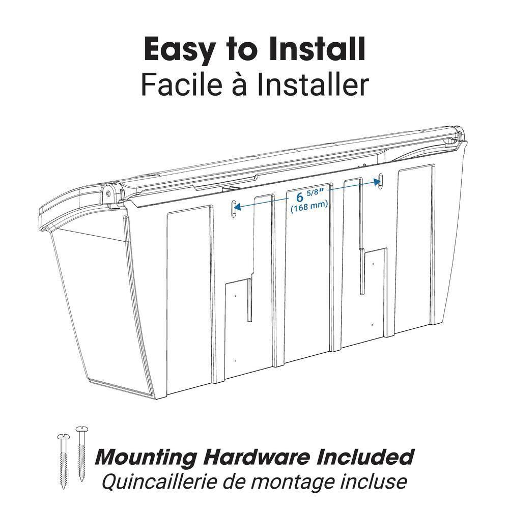 Black Classic Wall Mount Mailbox