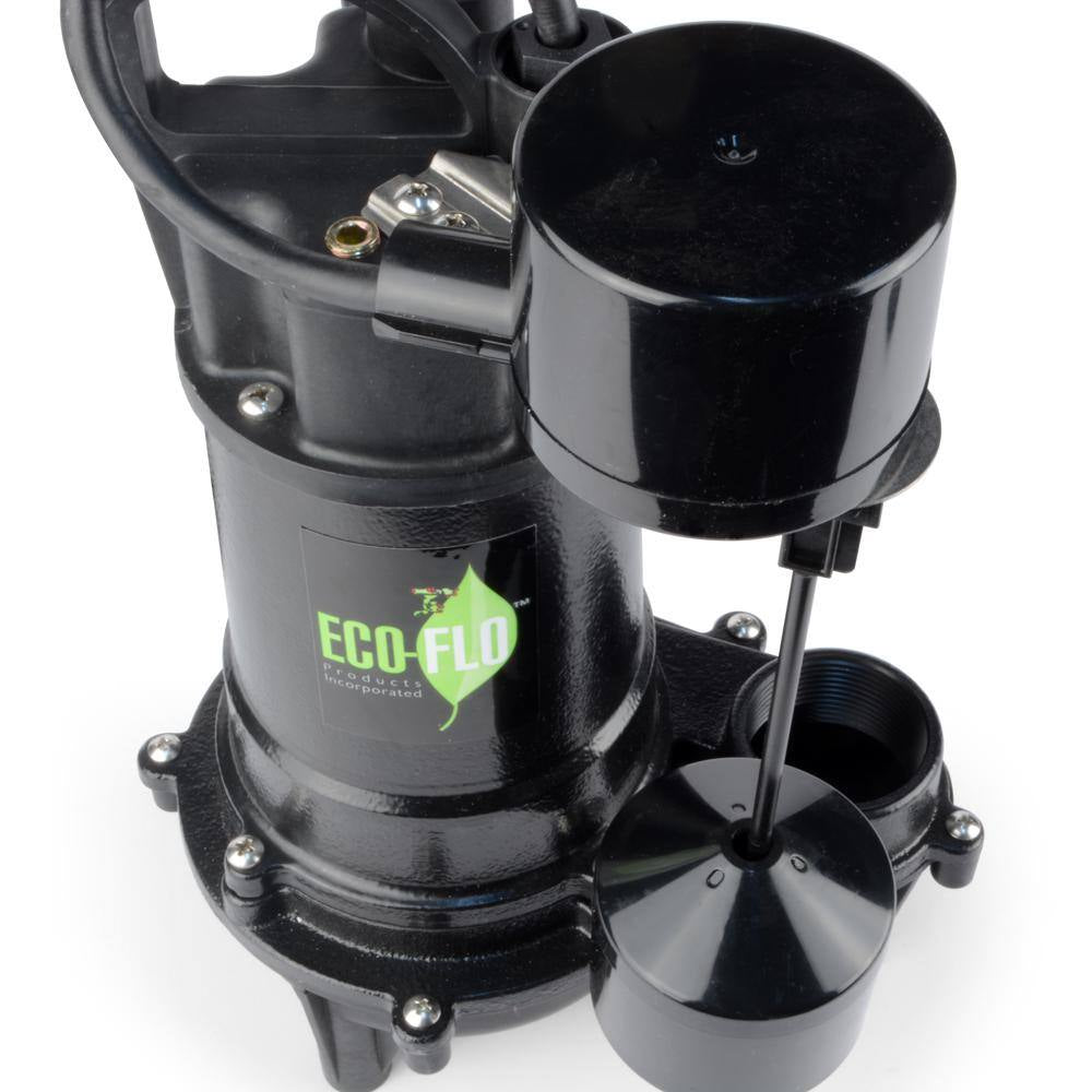 1/3 HP Cast Iron Submersible Sump Pump with Vertical Switch