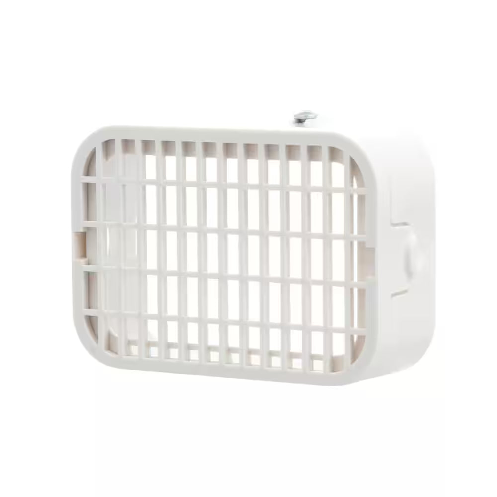 3 In. X 4 In. White Vinyl Rodent Guard