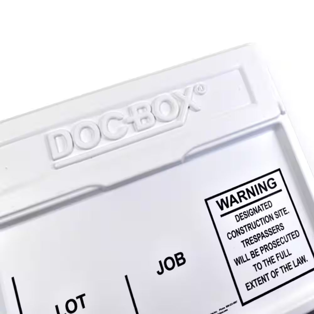 21 In. X 27 In. X 4 In. Outdoor/Indoor Standard Posting Permit Box Unit