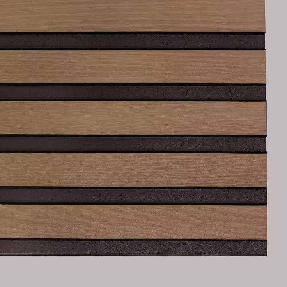 5/16" X 48" X 96" Natural Oak Decorative Slat Wall Panel