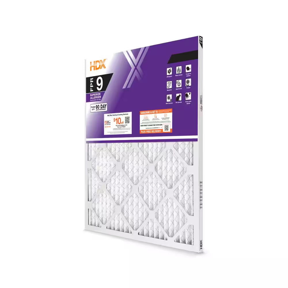 24 In. X 30 In. X 1 In. Superior Pleated Air Filter FPR 9, MERV 12