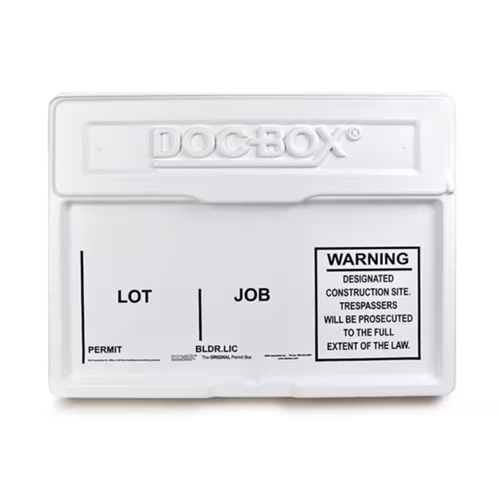 21 In. X 27 In. X 4 In. Outdoor/Indoor Standard Posting Permit Box Unit