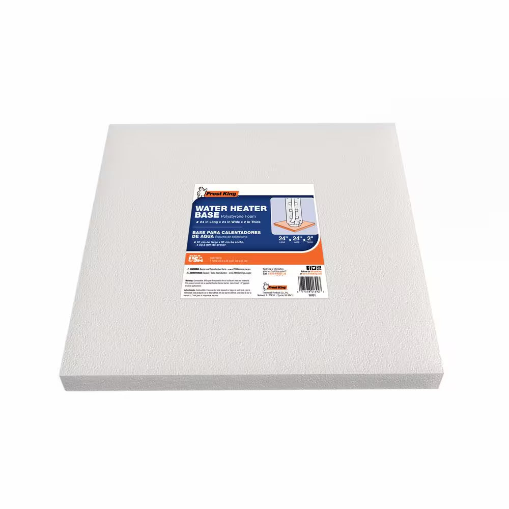24 In. X 24 In. X 2 In. Base Water Heater