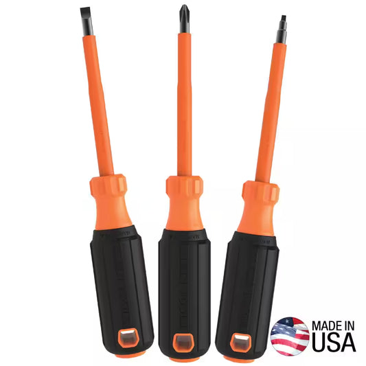 Screwdriver Set, 1000 Volt Insulated, 3-Piece