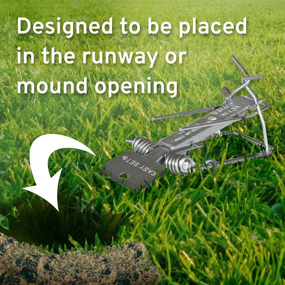 Easy-Set Outdoor Gopher Trap (2-Pack)