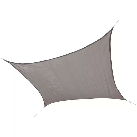 12 Ft. X 12 Ft. Stone Gray Square Shade Sail