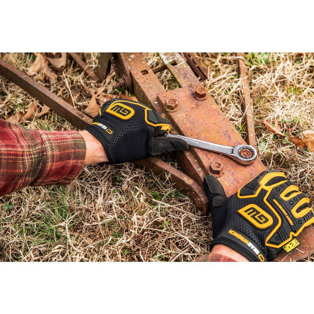 Sae/Metric 72-Tooth Standard and Stubby Combination Ratcheting Wrench Set (34-Piece)