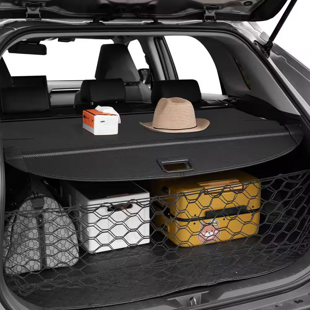 Retractable Cargo Cover, Upgraded Carbon Fiber Texture Trunk Cover, Anti-Peeping Luggage Privacy Shield