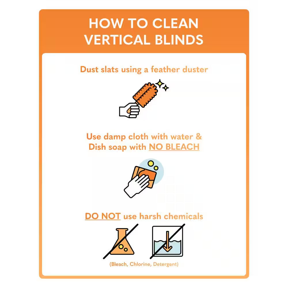 Khaki Cordless Room Darkening Textured Vertical Blinds for Sliding Doors Kit with 3.5 In. Slats - 78 In. W X 84In. L