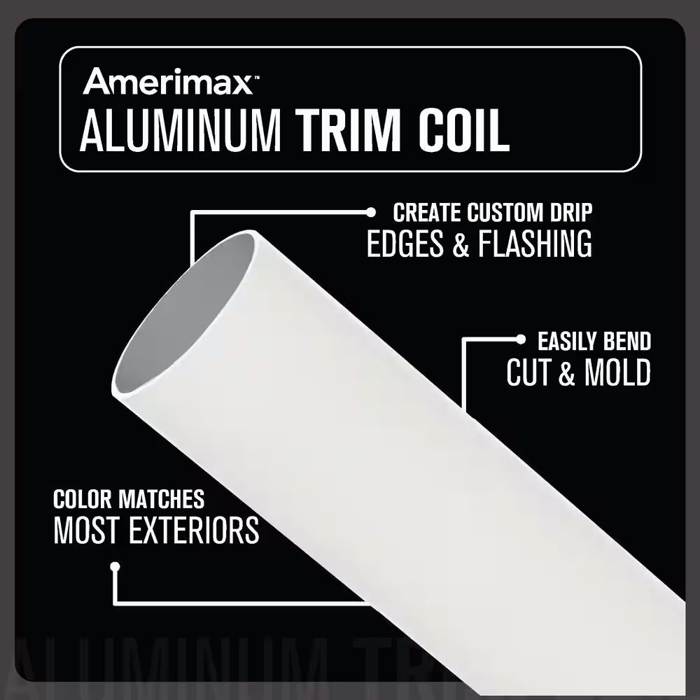 24 In. X 50 Ft. Bright White Aluminum Trim Coil
