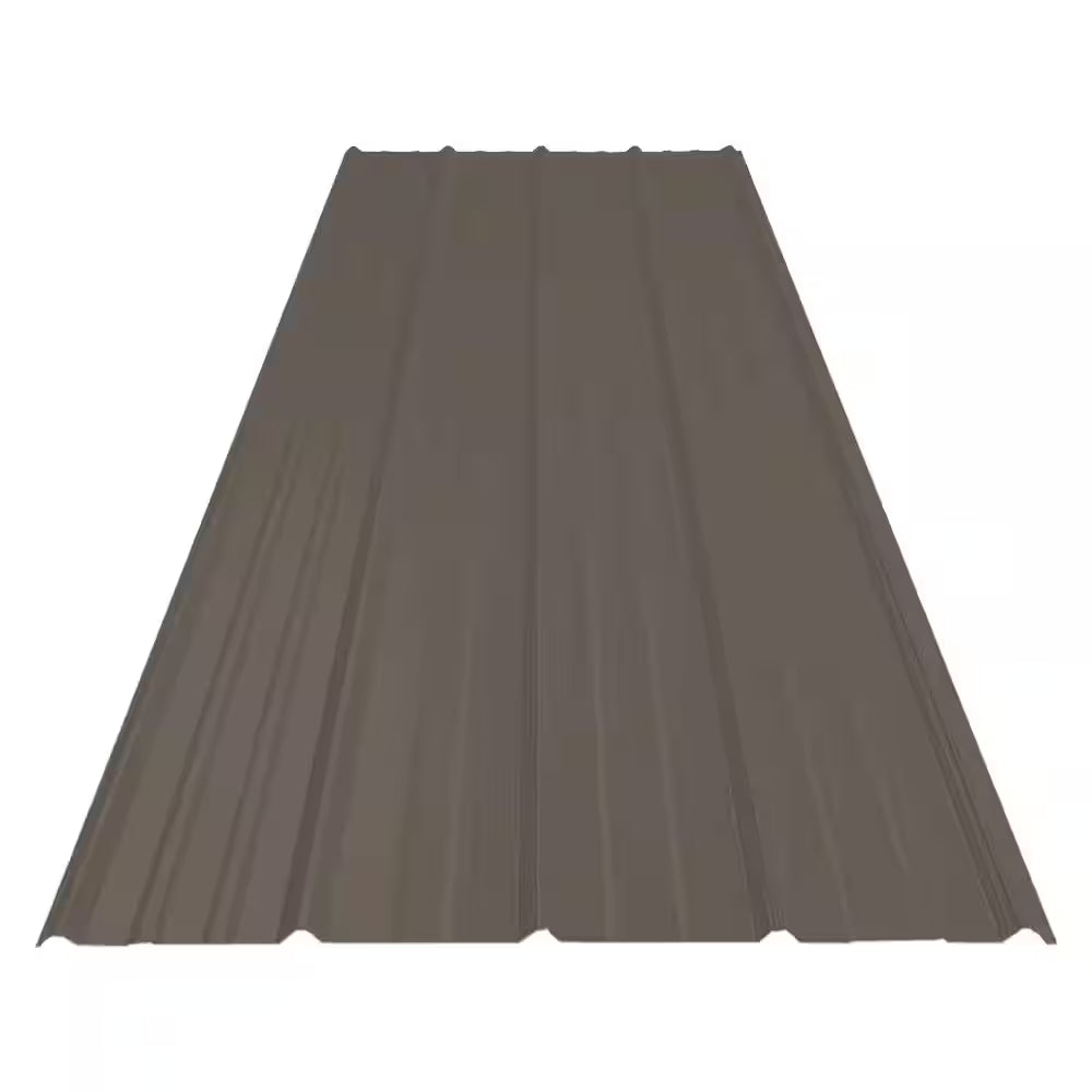 12 Ft. Sm-Rib Galvalume Steel 29-Gauge Roof/Siding Panel in Slate