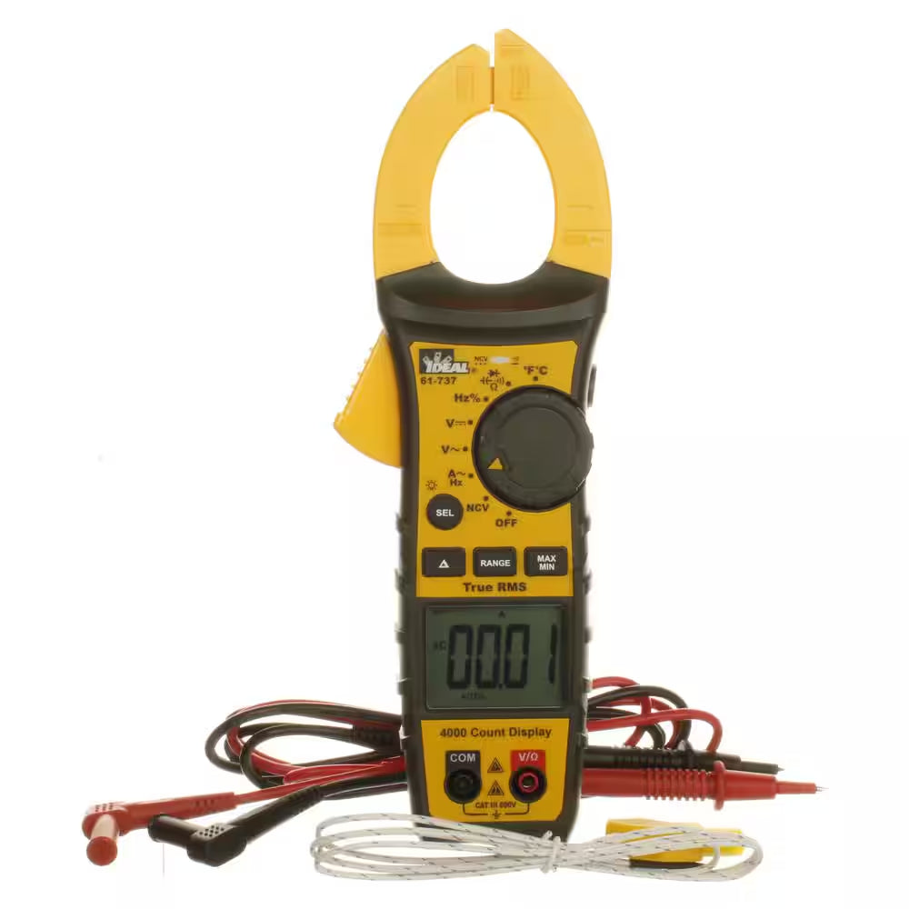 400 Amp AC TRMS Clamp Meter, with NCV and Temp