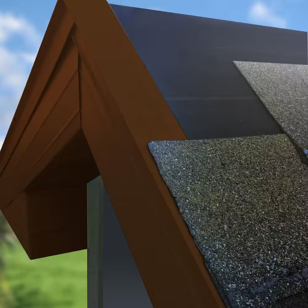 6 In. X 10 Ft. Brown/White Aluminum Roll Valley Flashing