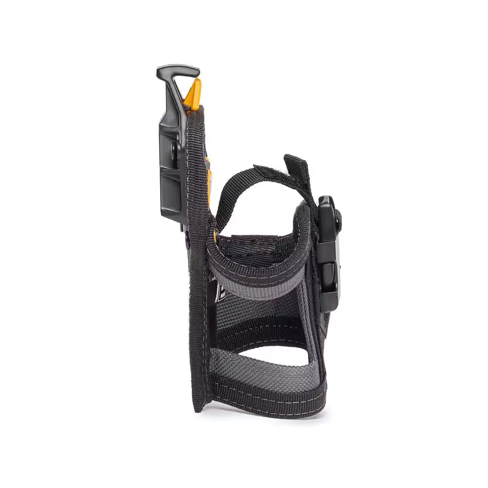 Compact Drill Holster in Black with Cliptech Hub, Drill-Bit Pockets and Robust Rivet-Reinforced Construction
