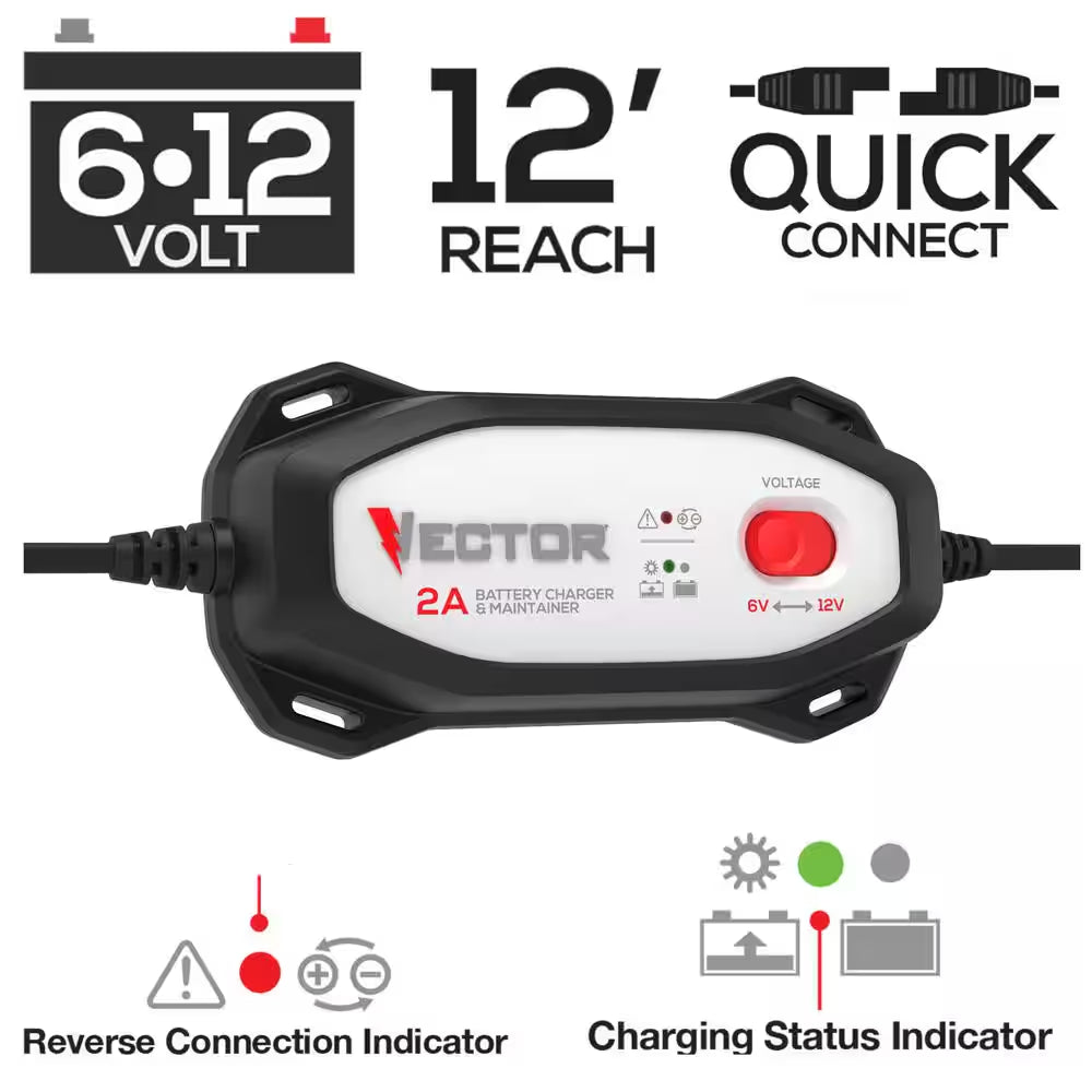 2 Amp Battery Charger/Maintainer