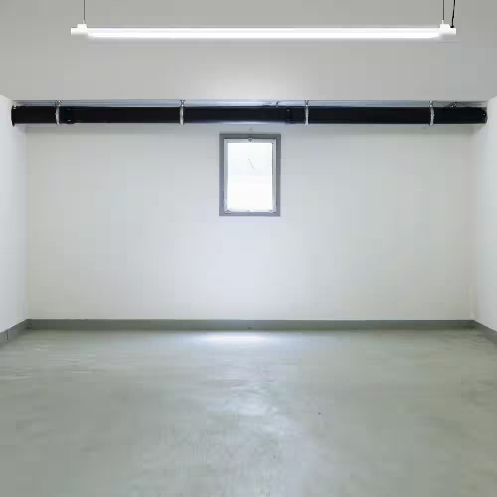 4 Ft. 30-Watt 4000K Bright White 1-Light White Integrated LED Linkable Hanging Shop Light Fixture W/ Pull Chain (4-Pack)