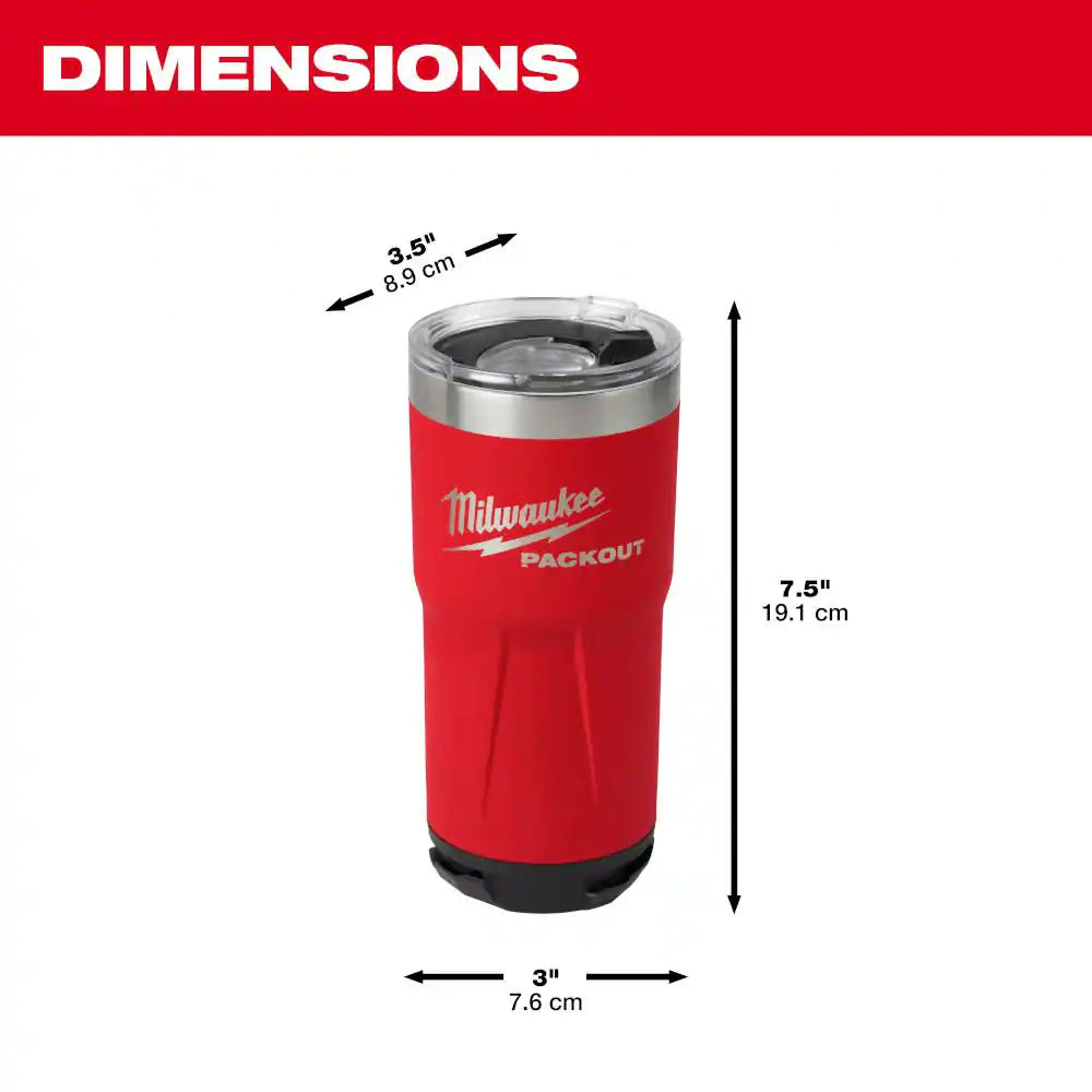 PACKOUT Red 20 Oz. Tumbler