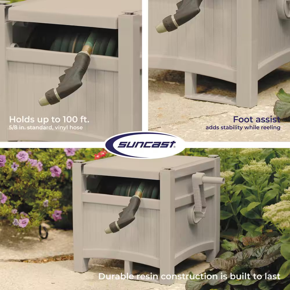 100 Ft. Hose Hideaway Dove Gray