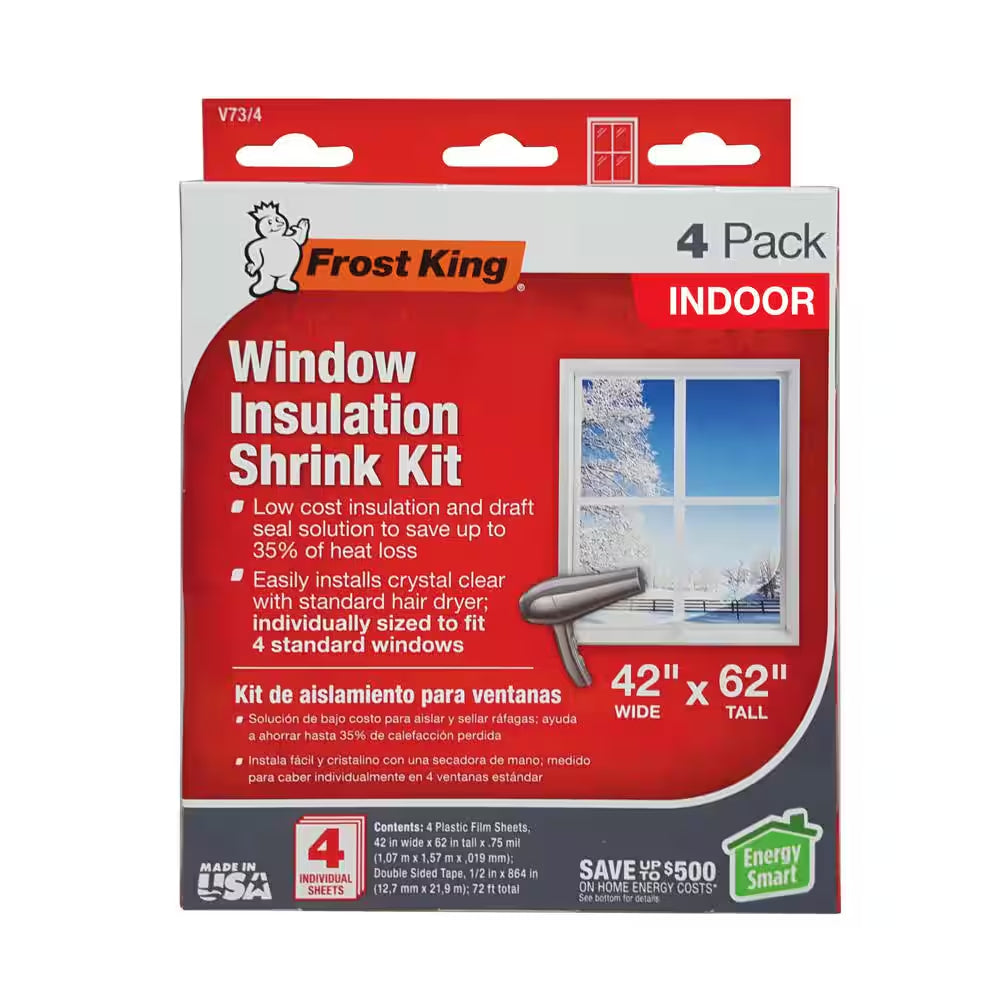 E/O Indoor Window Insulation Kit (4 per Pack)