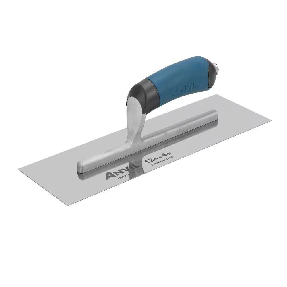 12 In. X 4 In. Stainless Steel Finishing Trowel
