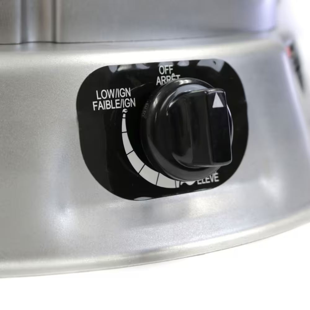 80,000 BTU Convection Portable Propane Outdoor Space Heater with 10 Ft. Hose and Regulator