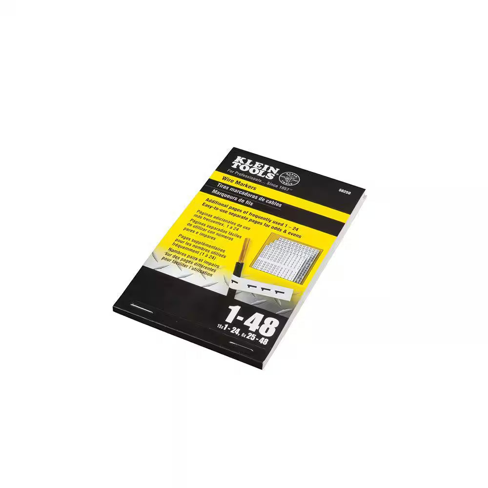 Wire Marker Book, 1-48