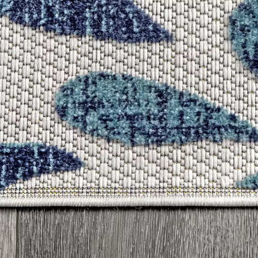 Irina Modern Bohemian Floret Multi 5 Ft. X 8 Ft. Indoor/Outdoor Patio/Living Room/Bedroom/Dining Room Area Rug