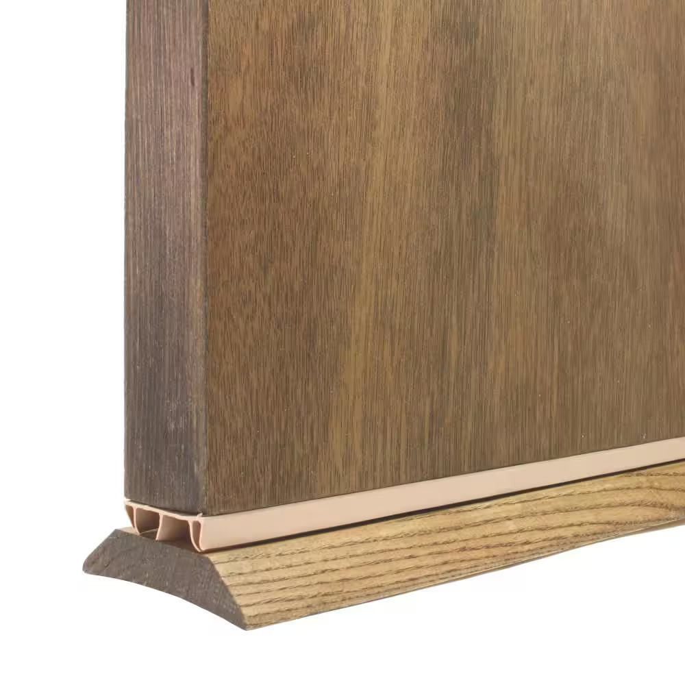 1/2 In. W X 36 In. L X 1.75 In. H Beige Vinyl Weather-Strip Concealed Pease Channel Fit under Door Bottom Seals