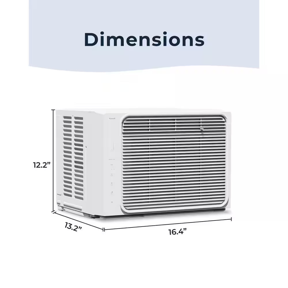 Lite Series 5,000 BTU 115-Volt Smart Window Air Conditioner, Wi-Fi/Remote, Easy Install, up to 150 Sq. Ft.