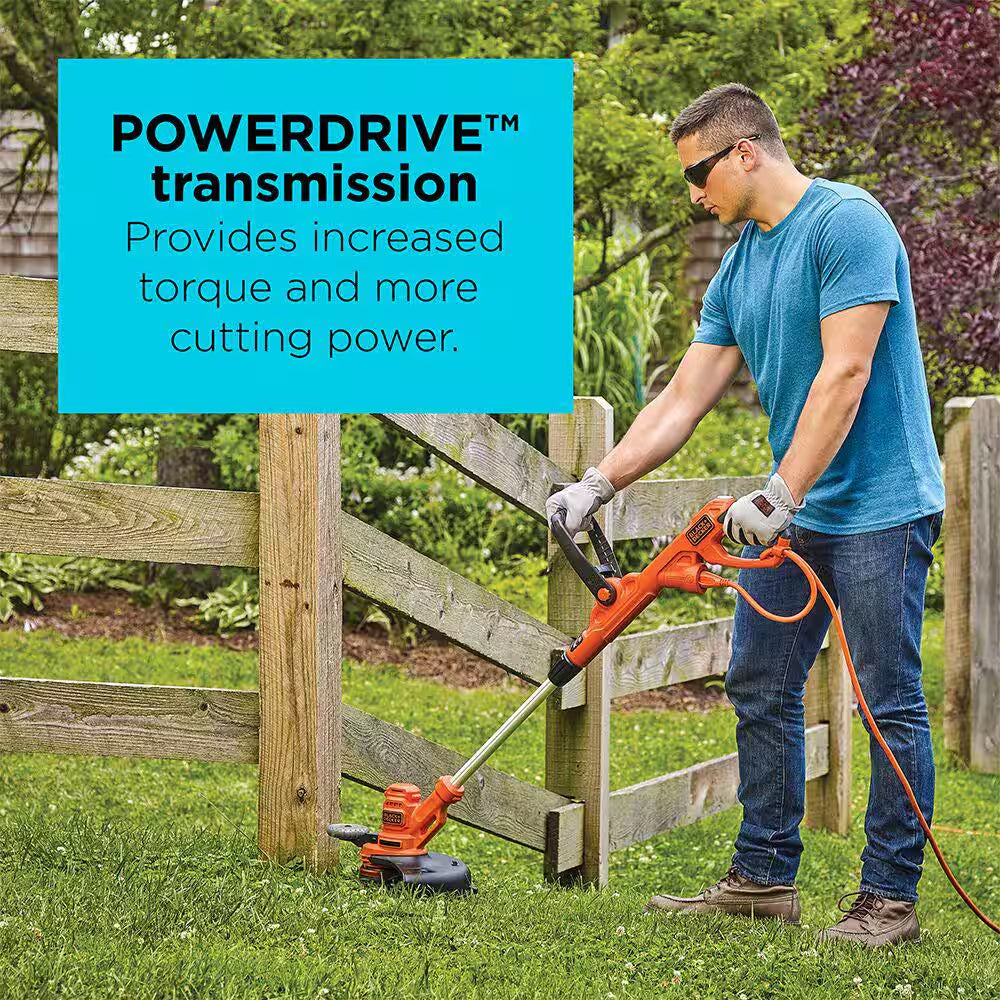 20 In. 13 AMP Corded Electric Walk behind Push Lawn Mower and 14 In. 6.5 Amp Corded Single Line String Trimmer/ Edger