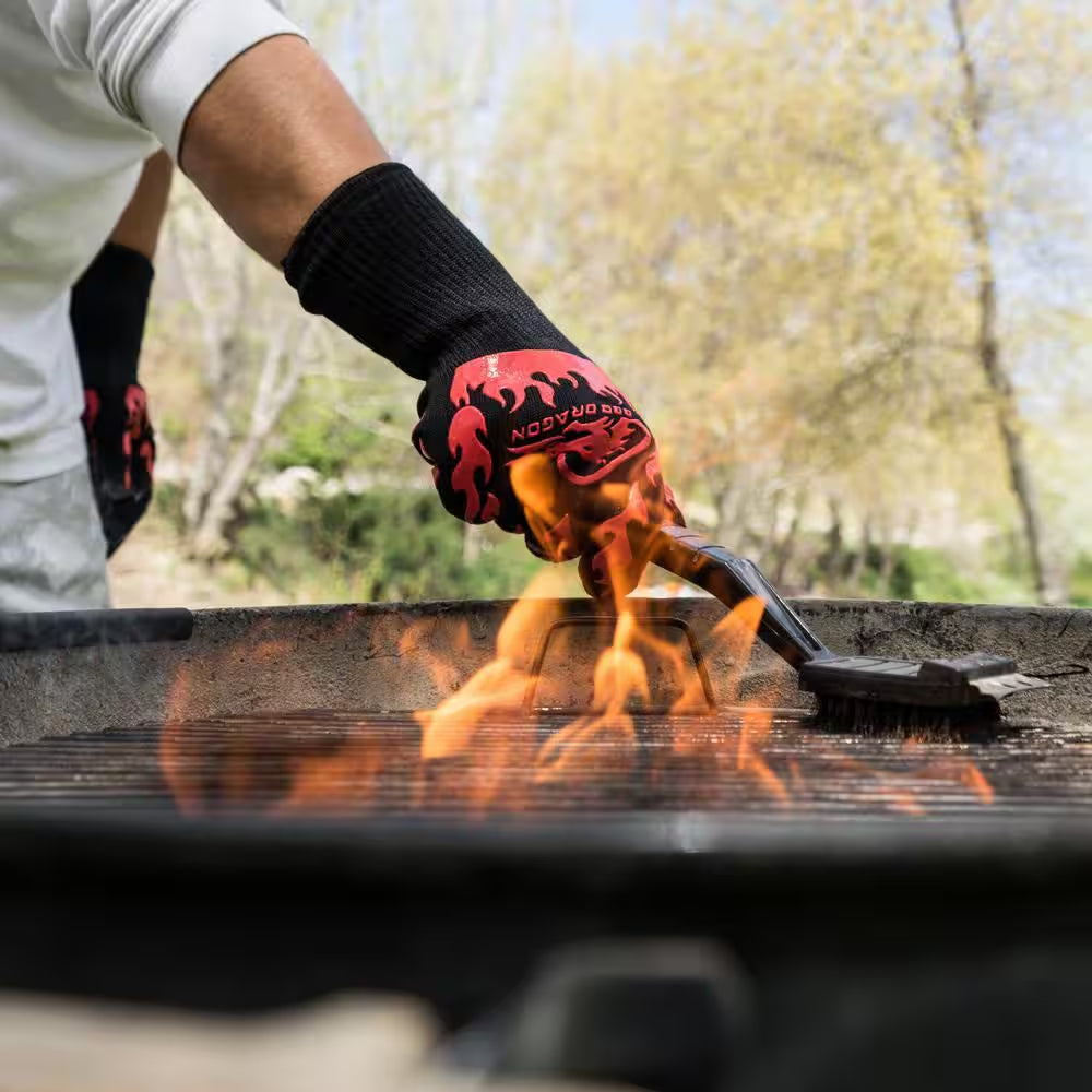 Extreme Heat Resistance BBQ Gloves (1-Pair)