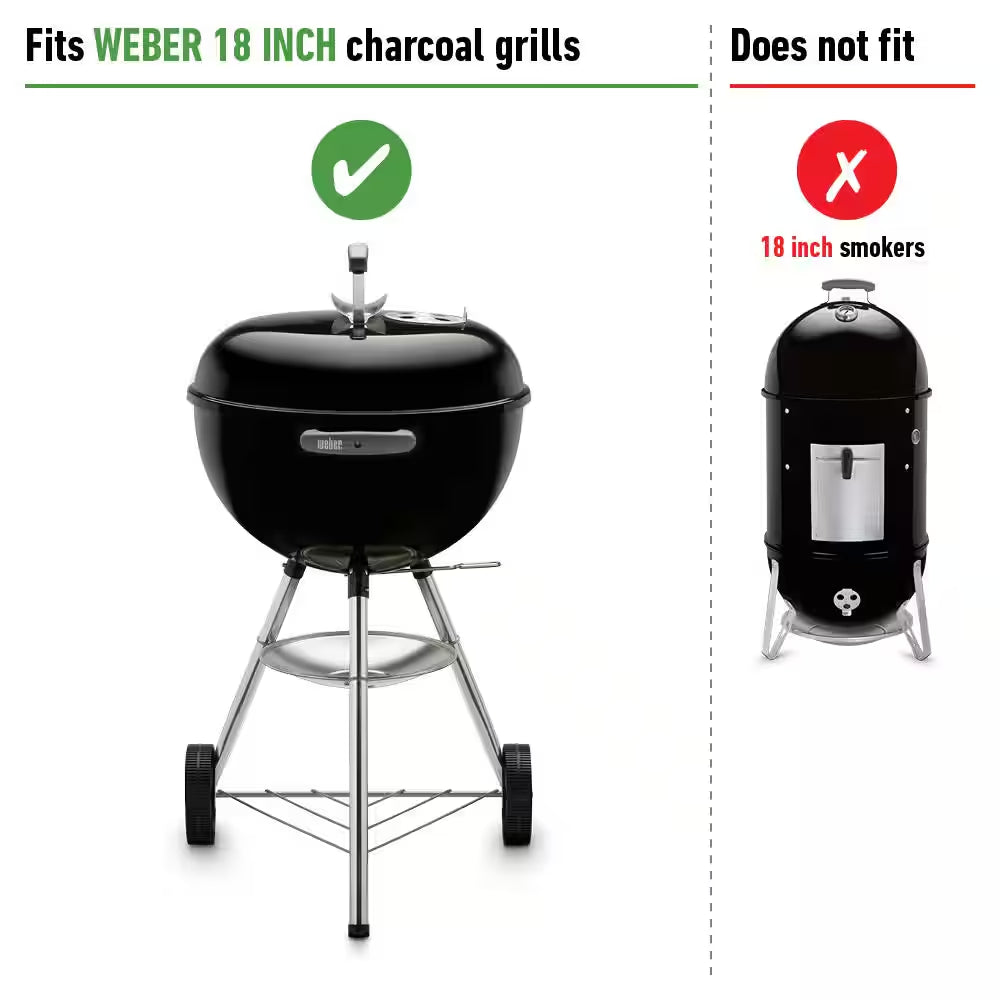 Hinged Replacement Cooking Grate for 18-1/2 In. One-Touch Kettle & Bar-B-Kettle Charcoal Grill