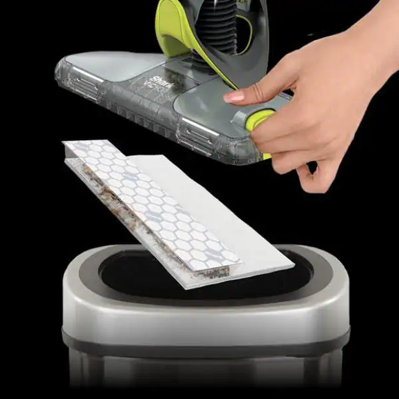 VACMOP 5.9 In. X 10 In. Disposable Hard Floor Vacuum and Mop Pad Refills Microfiber Cloth (10-Count)