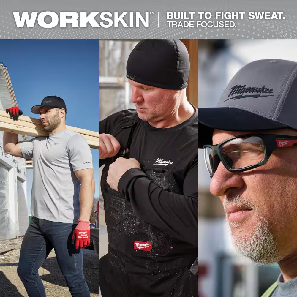 Gray WORKSKIN Performance Neck Gaiter Cap