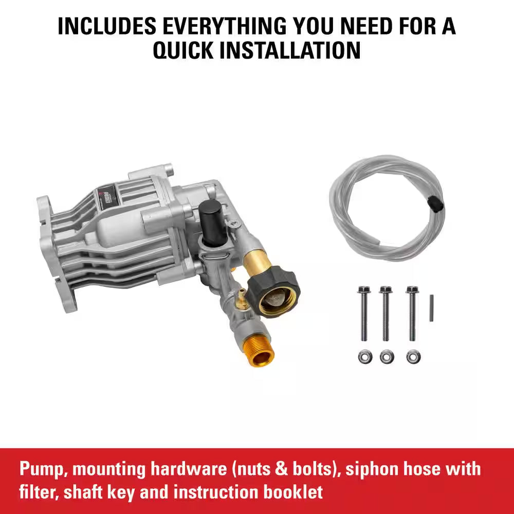 OEM Technologies Horizontal Axial Cam Pump Kit 90028 for 3300 PSI at 2.4 GPM Pressure Washers