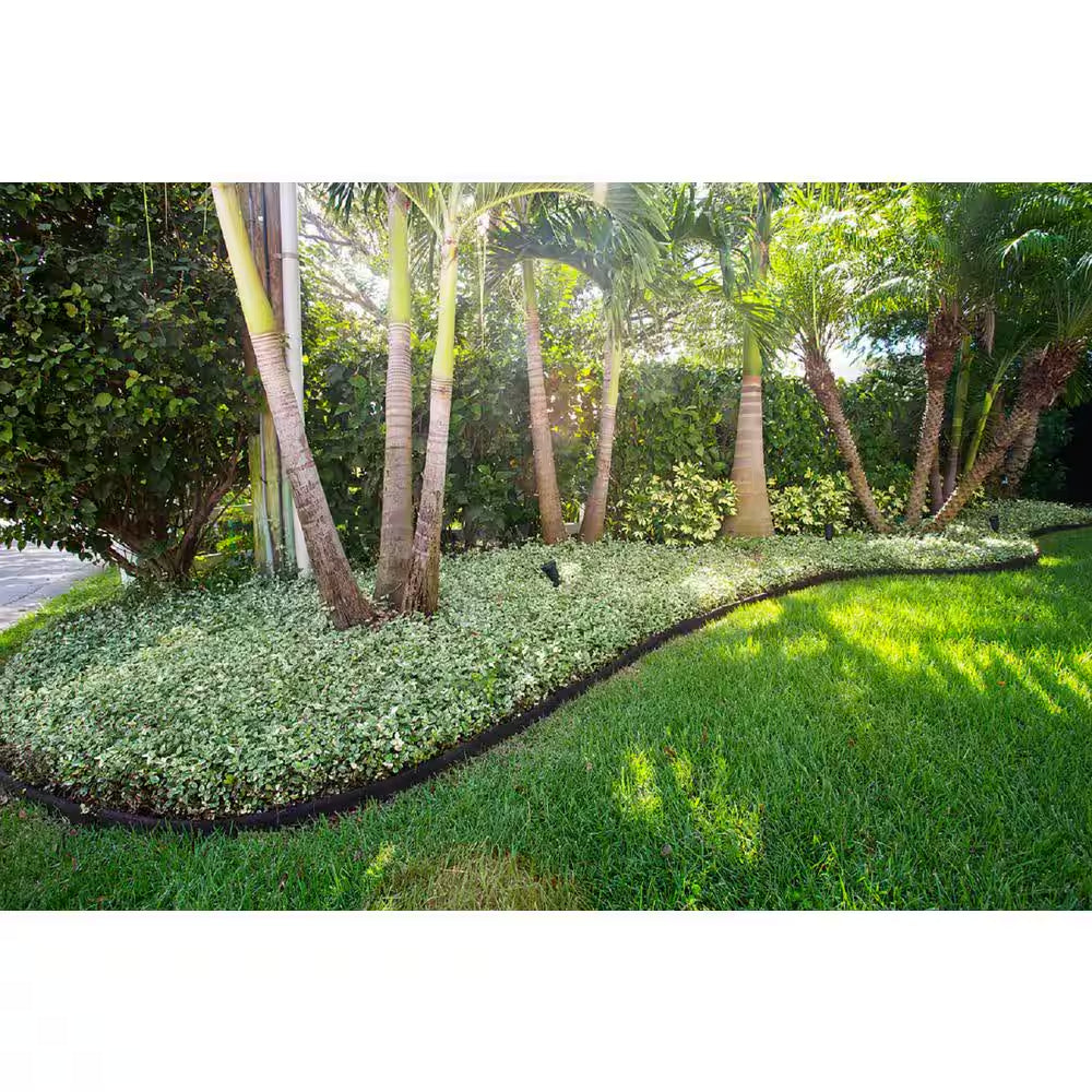 Ecoborder 4 Ft. Black Rubber Landscape Edging (6-Pack)