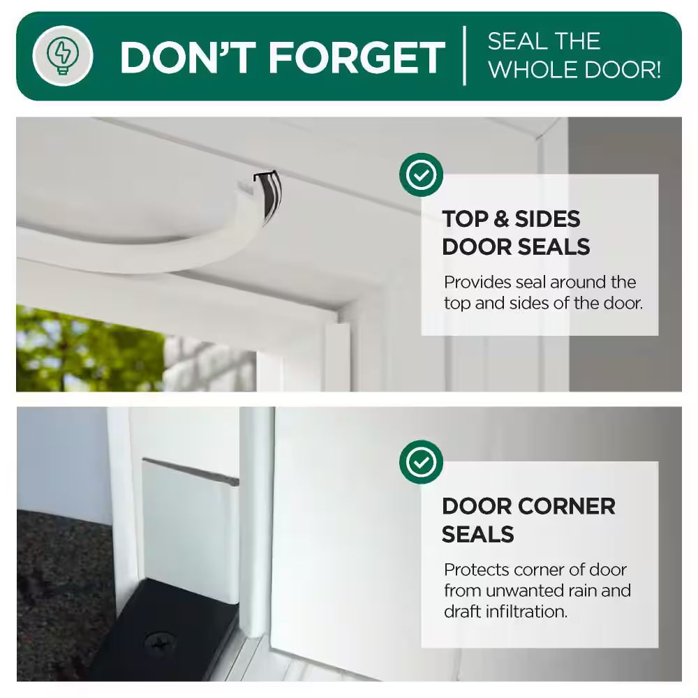 36 In. Silver Aluminum and Vinyl Heavy-Duty Screw-On Door Sweep