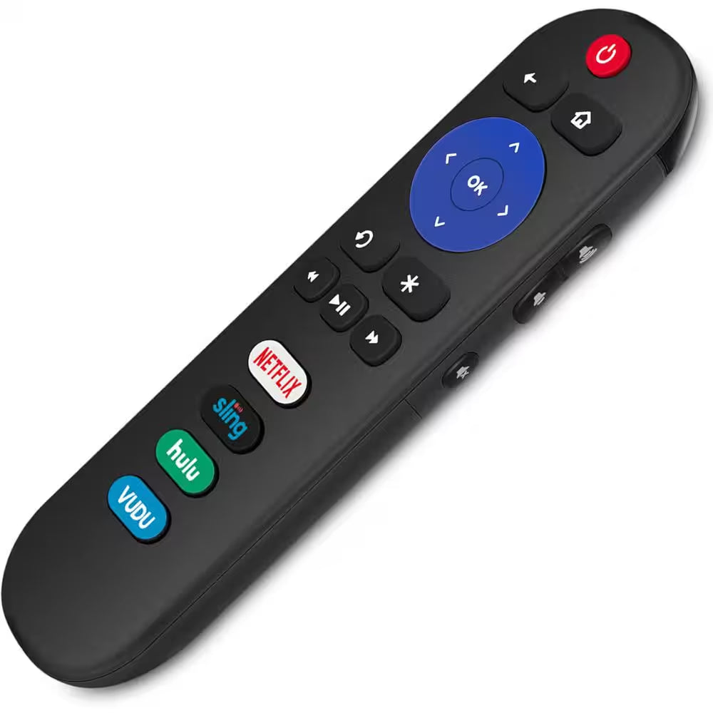 Replacement Remote Control for Roku-Tv, Compatible for TCL Roku, Hisense Roku Onn Roku, Philips Roku Smart Tv'S