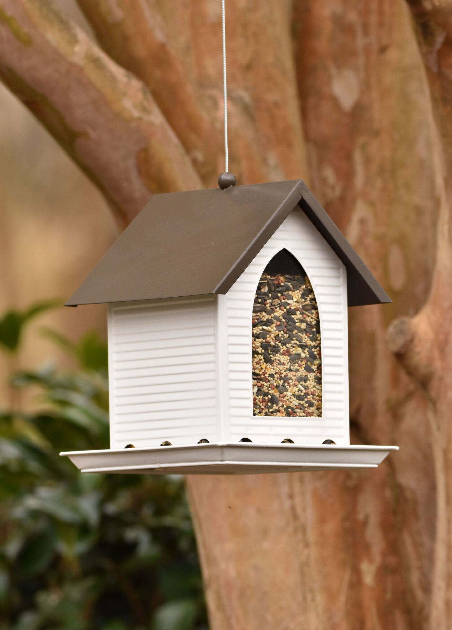 Steel Hanging Hopper Bird Feeder - 5-Lb