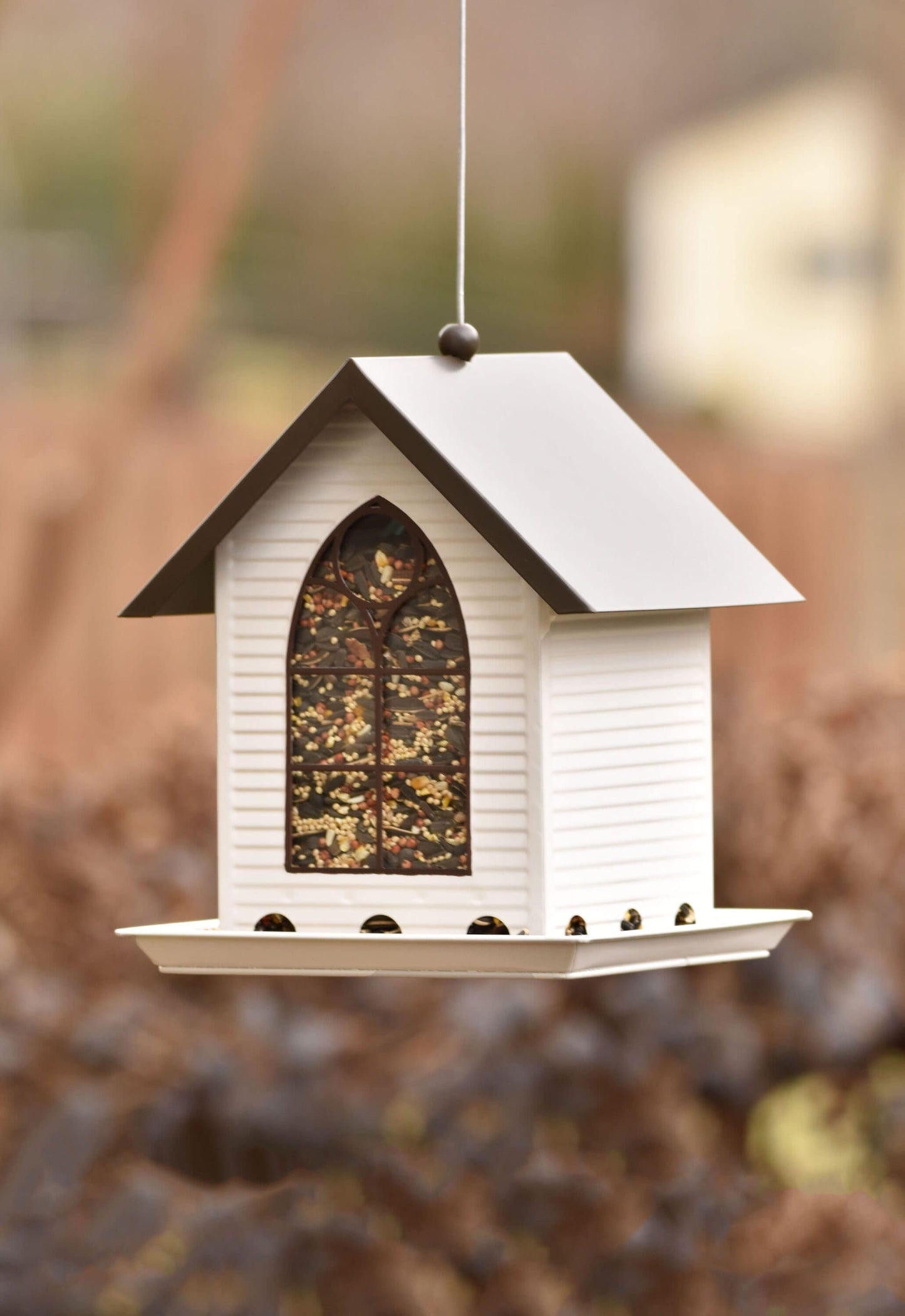 Steel Hanging Hopper Bird Feeder - 5-Lb