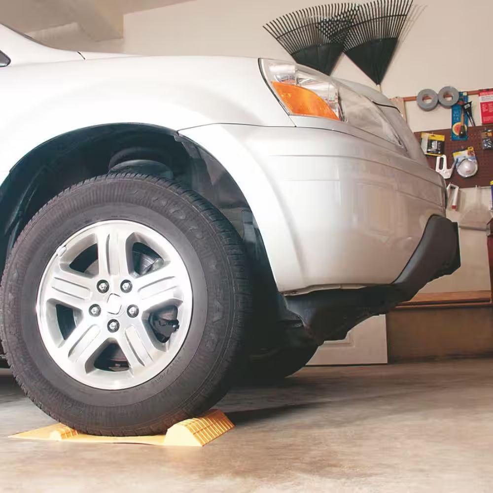 Park Right Parking Mat Guide Yellow